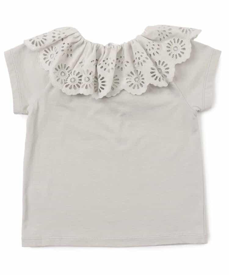 【兒童】蕾絲裝飾上衣