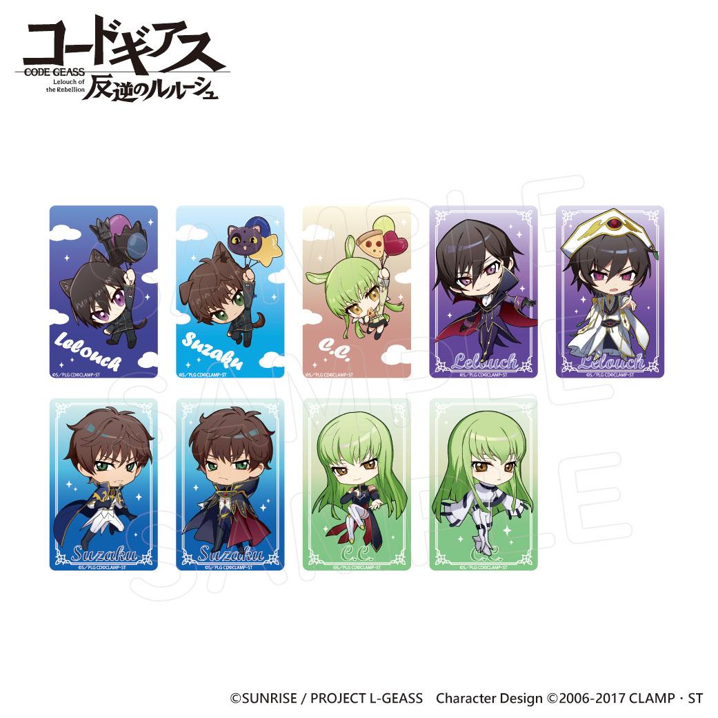 《反叛的魯路修》 盒裝隨機透明卡片【9枚入】