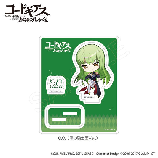 《反叛的魯路修》亞克力立牌 C.C.（黑色騎士團Ver.）
