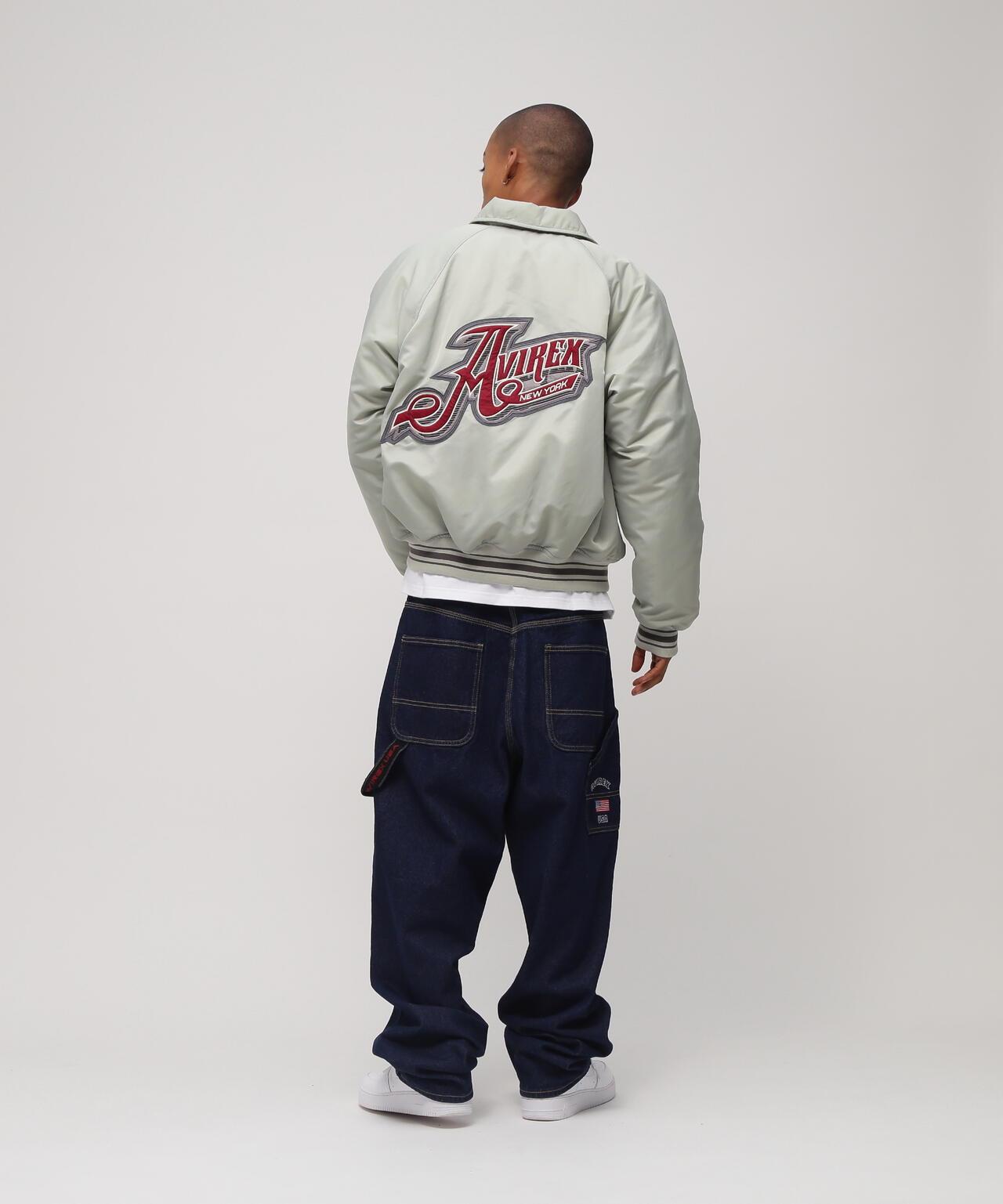 《&DEPOT限定》尼龍棒球夾克