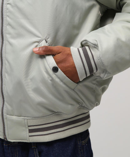 《&DEPOT限定》尼龍棒球夾克