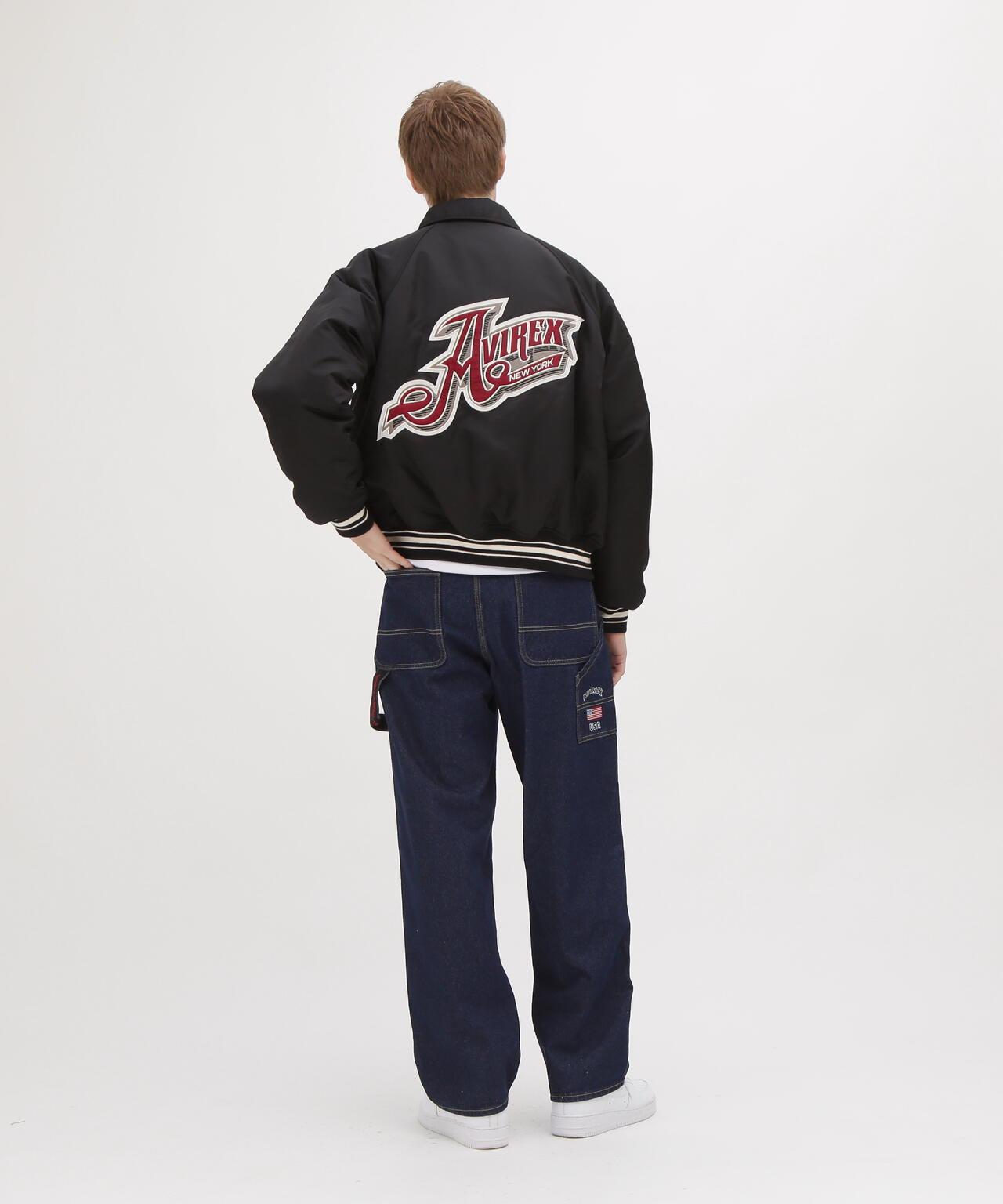 《&DEPOT限定》尼龍棒球夾克