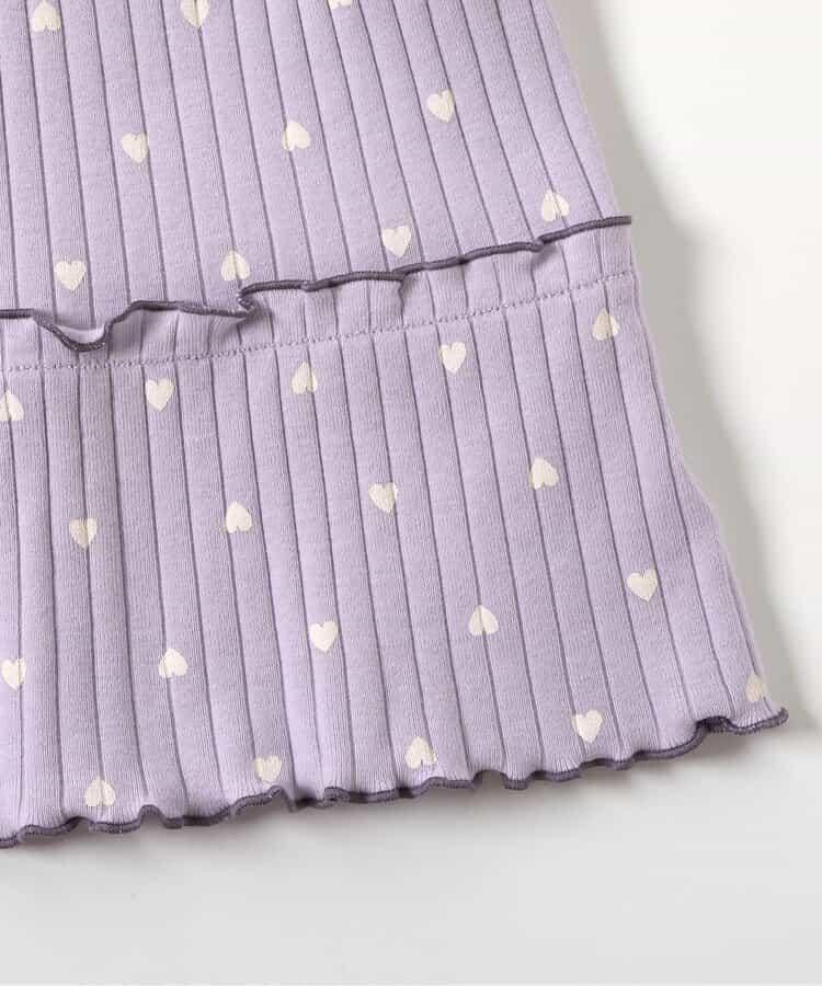 愛心圖案層疊睡衣