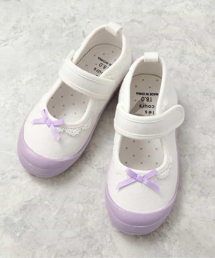 簡易貼合蕾絲花邊室內鞋