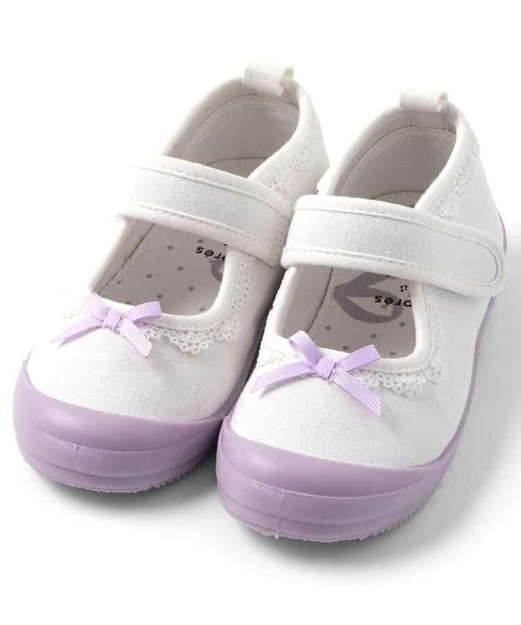 簡易貼合蕾絲花邊室內鞋