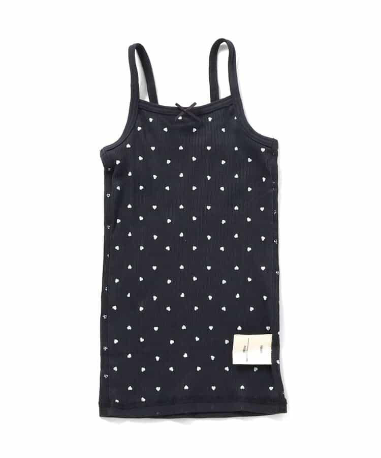 深V領內搭羅紋吊帶背心