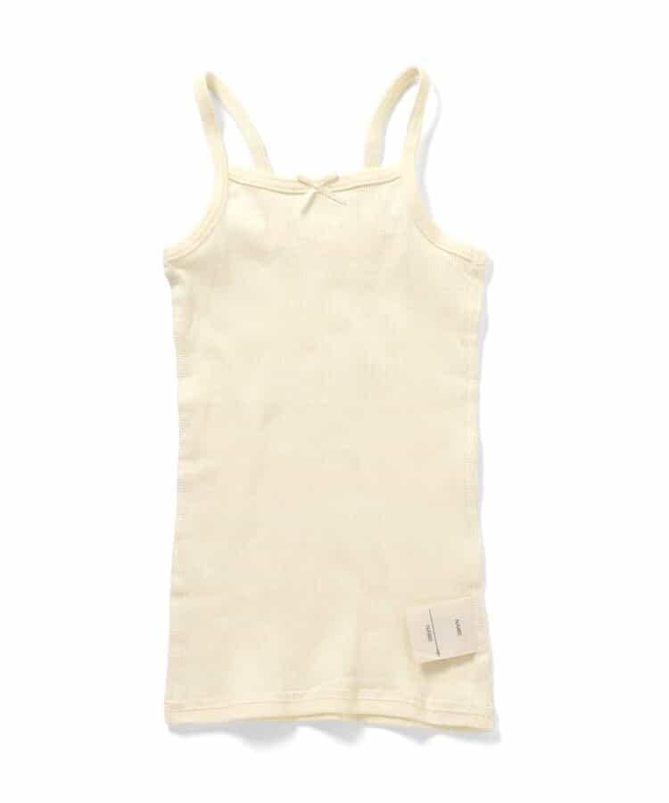 深V領內搭羅紋吊帶背心