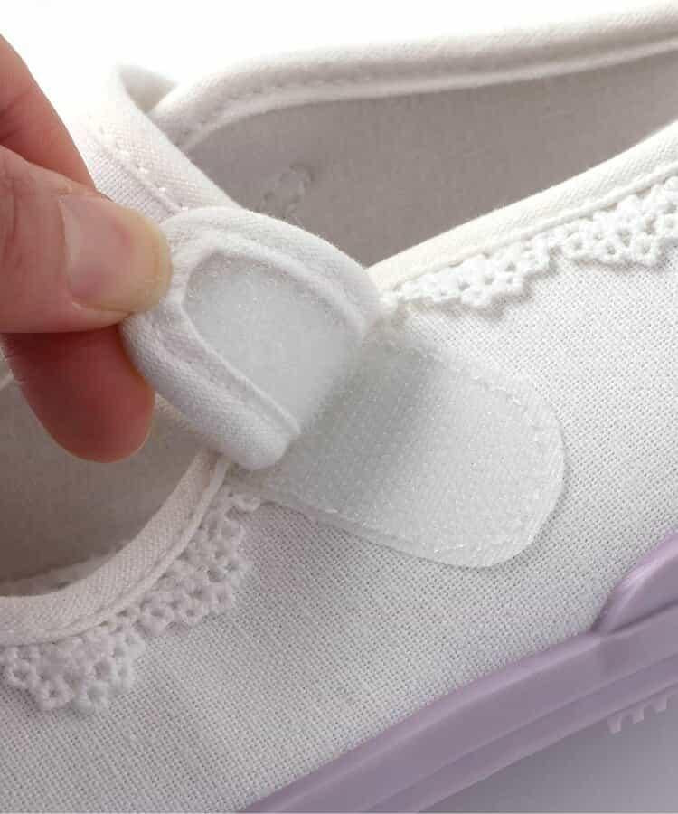 簡易貼合蕾絲花邊室內鞋