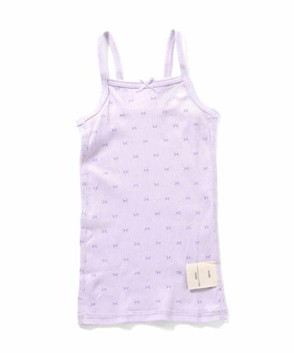 深V領內搭羅紋吊帶背心