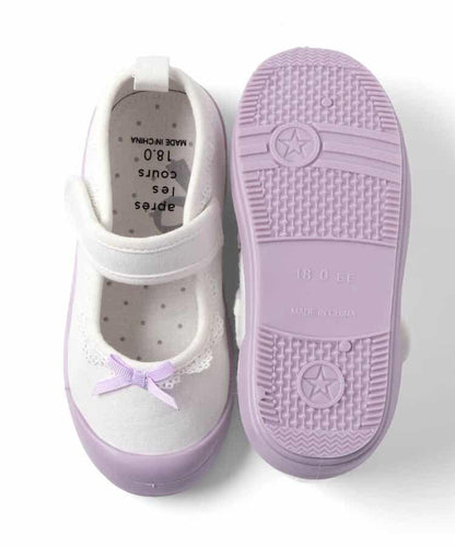 簡易貼合蕾絲花邊室內鞋