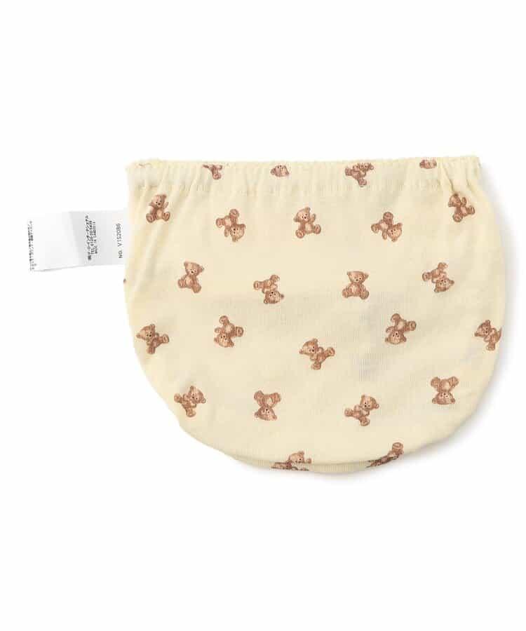 GIRLS熊圖案全印花短褲