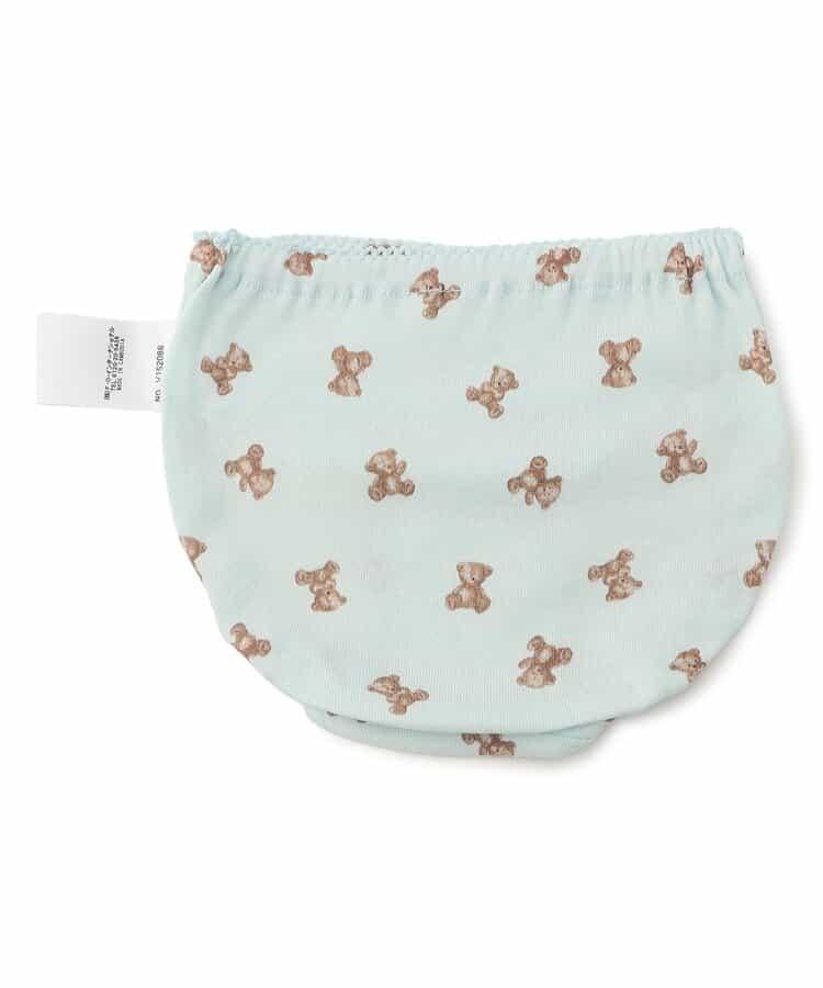 GIRLS熊圖案全印花短褲