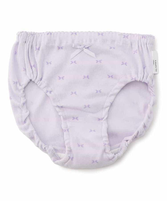 GIRLS蝴蝶結全印花褲