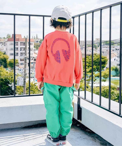 彩色字母印花衛衣