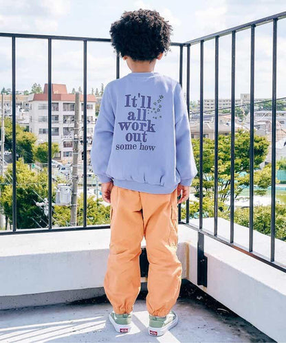 彩色字母印花衛衣