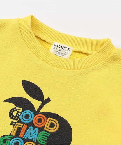 彩色字母印花衛衣