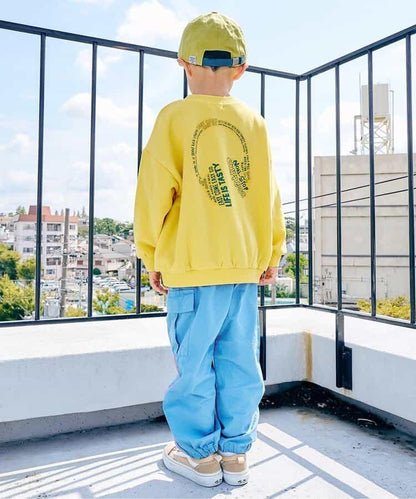 彩色字母印花衛衣