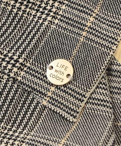 拼接蝴蝶結連衣裙