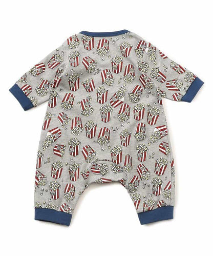 爆米花圖案連體衣