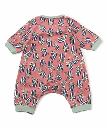 爆米花圖案連體衣