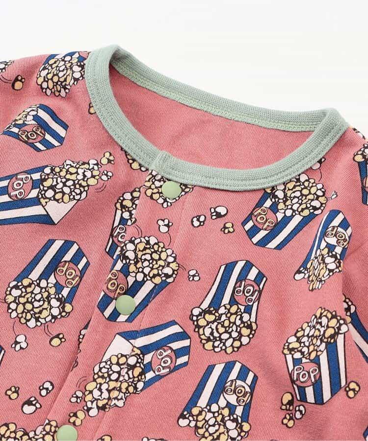 爆米花圖案連體衣