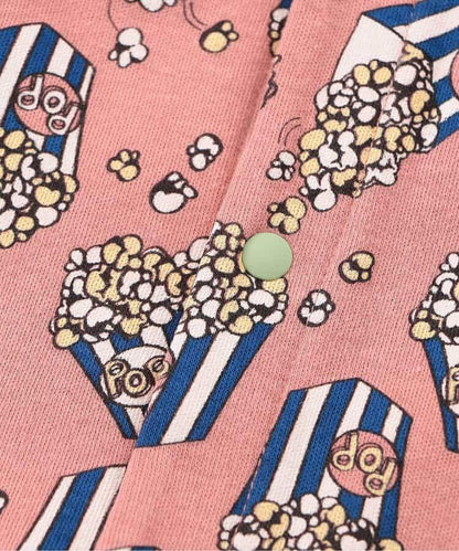 爆米花圖案連體衣