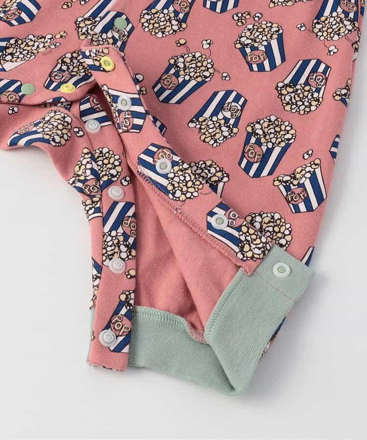 爆米花圖案連體衣