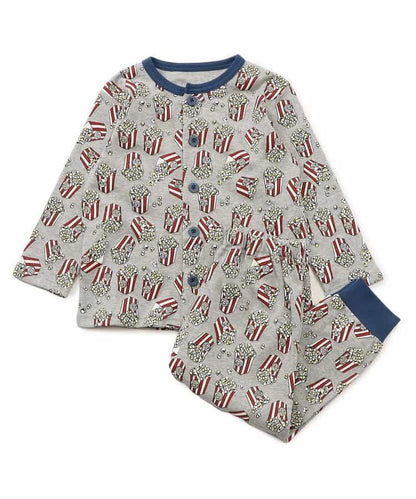 爆米花圖案睡衣