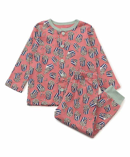 爆米花圖案睡衣