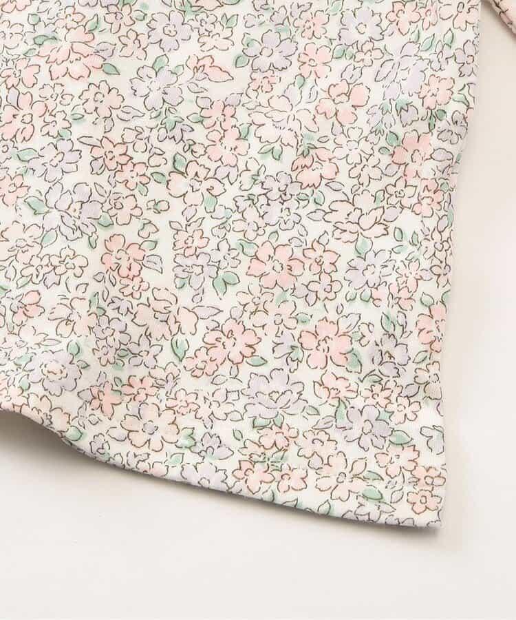 小花圖案前開式睡衣