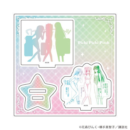 人魚的旋律 亞克力立牌 02/露西亞&波音&莉娜B（官方插畫）