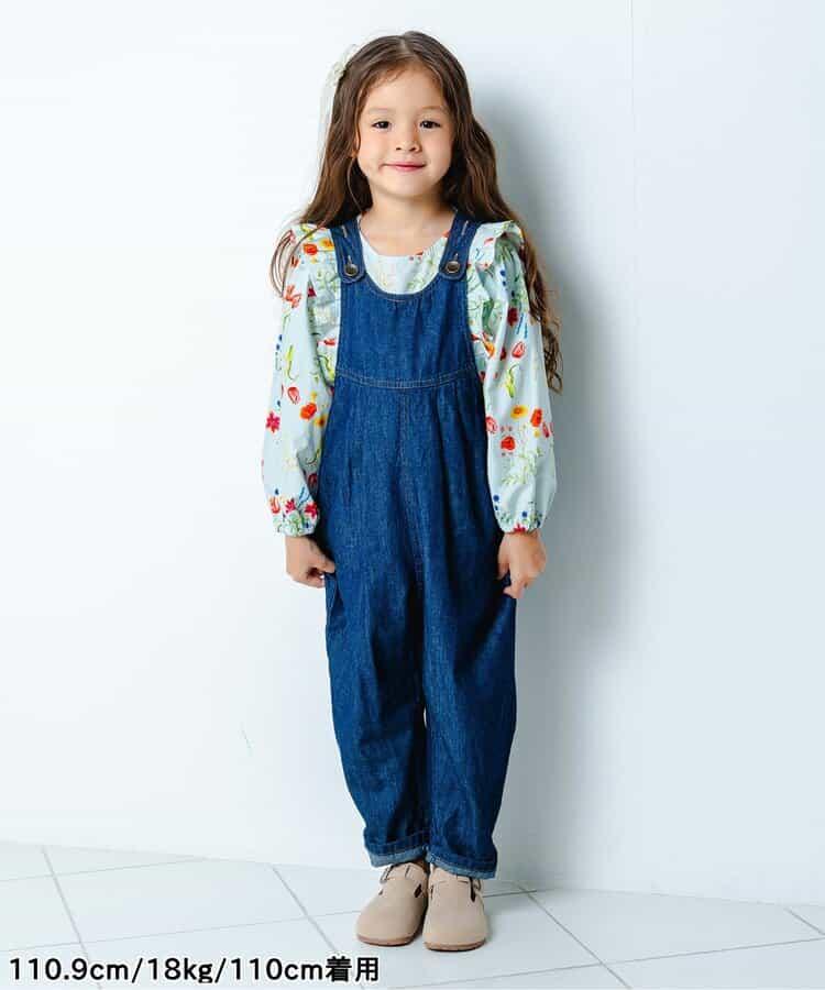 花園花卉荷葉邊襯衫