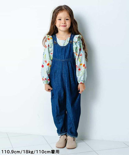 花園花卉荷葉邊襯衫