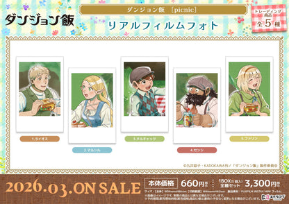 《迷宮飯》_真實膠片照片[野餐]【全套BOX／5個裝】