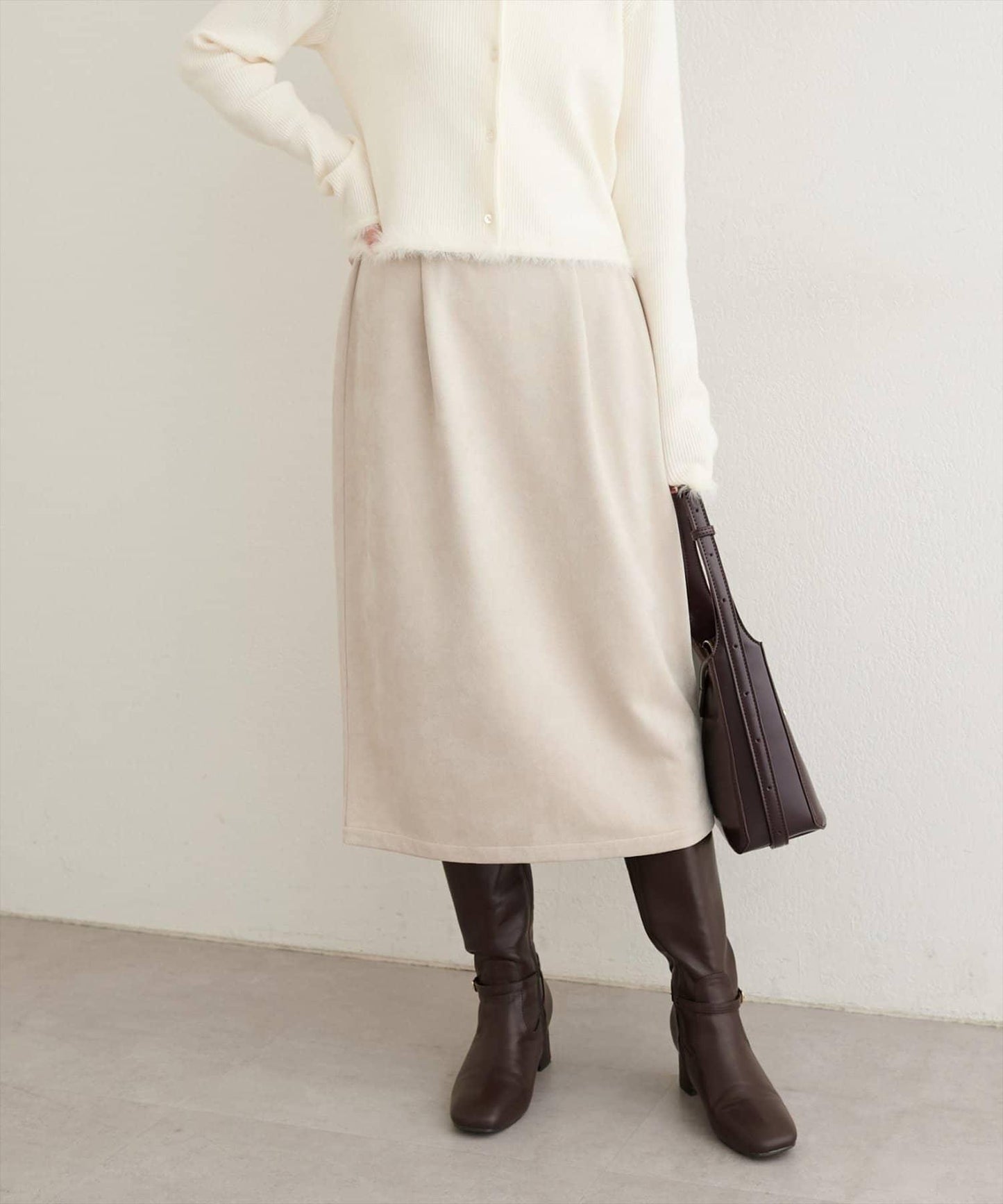 【natural couture】半身修身中長裙