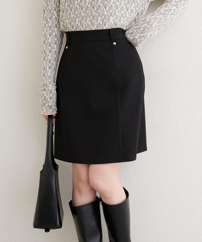 【natural couture】A字型闊腿短裙