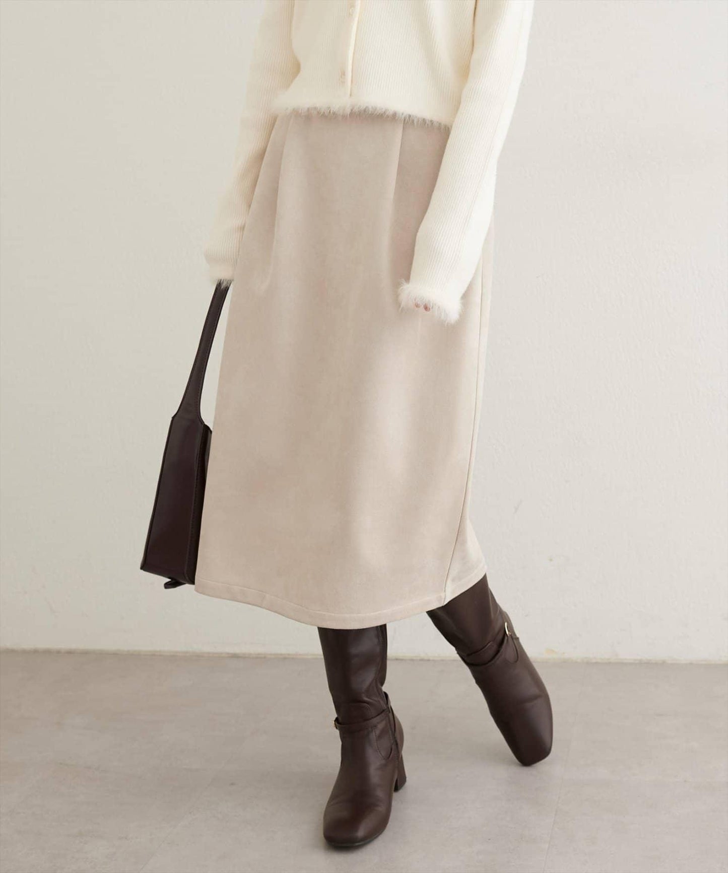 【natural couture】半身修身中長裙