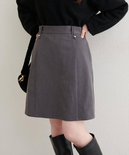 【natural couture】A字型闊腿短裙