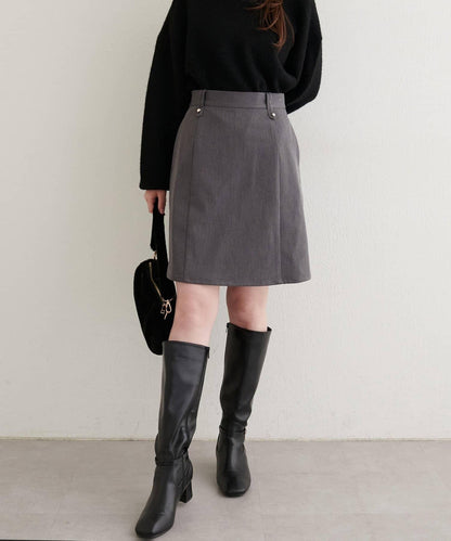 【natural couture】A字型闊腿短裙