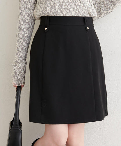 【natural couture】A字型闊腿短裙