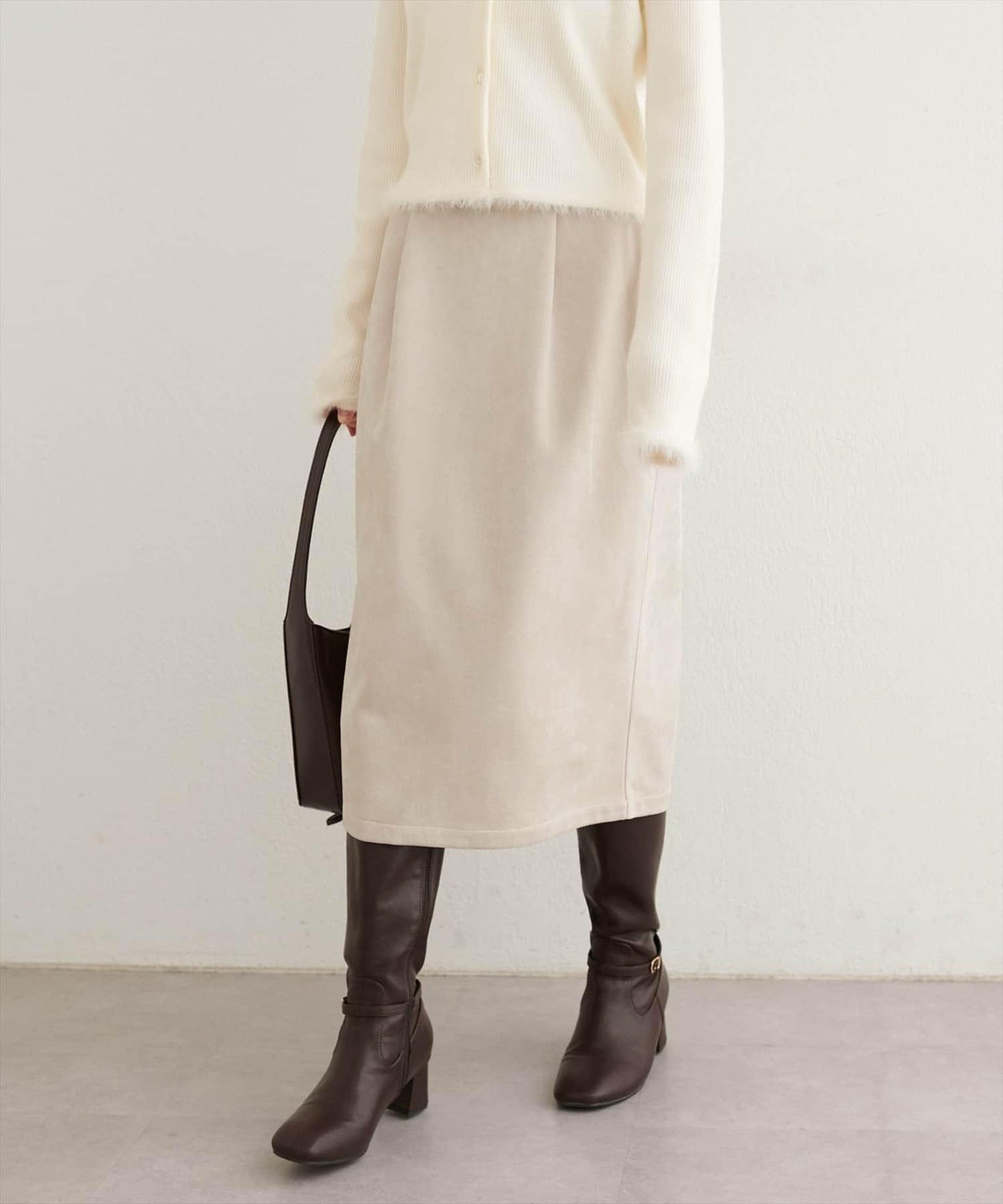 【natural couture】半身修身中長裙