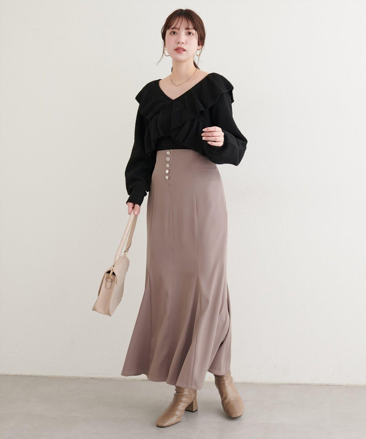 【natural couture】前扣美人魚裙