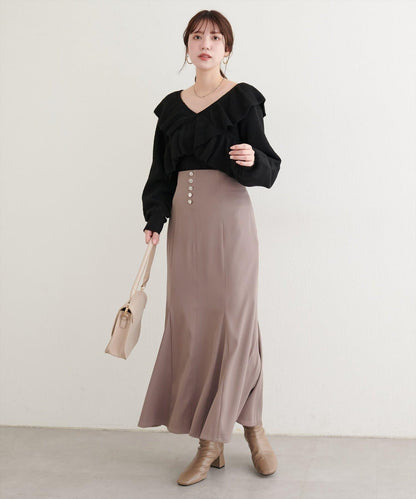 【natural couture】前扣美人魚裙