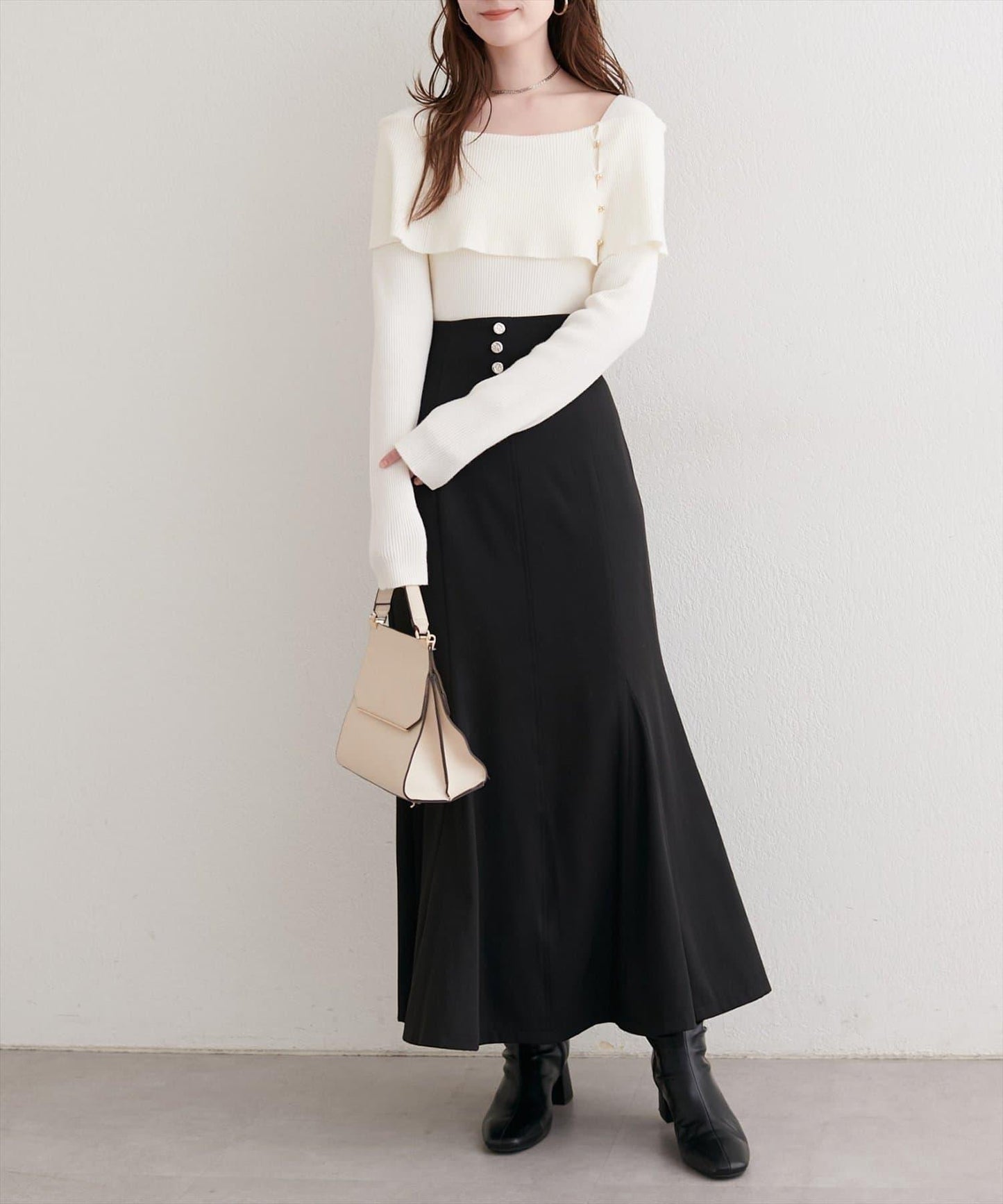 【natural couture】前扣美人魚裙