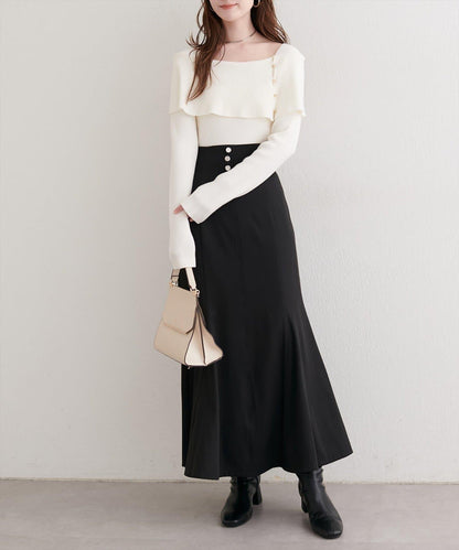 【natural couture】前扣美人魚裙