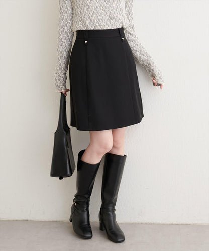 【natural couture】A字型闊腿短裙