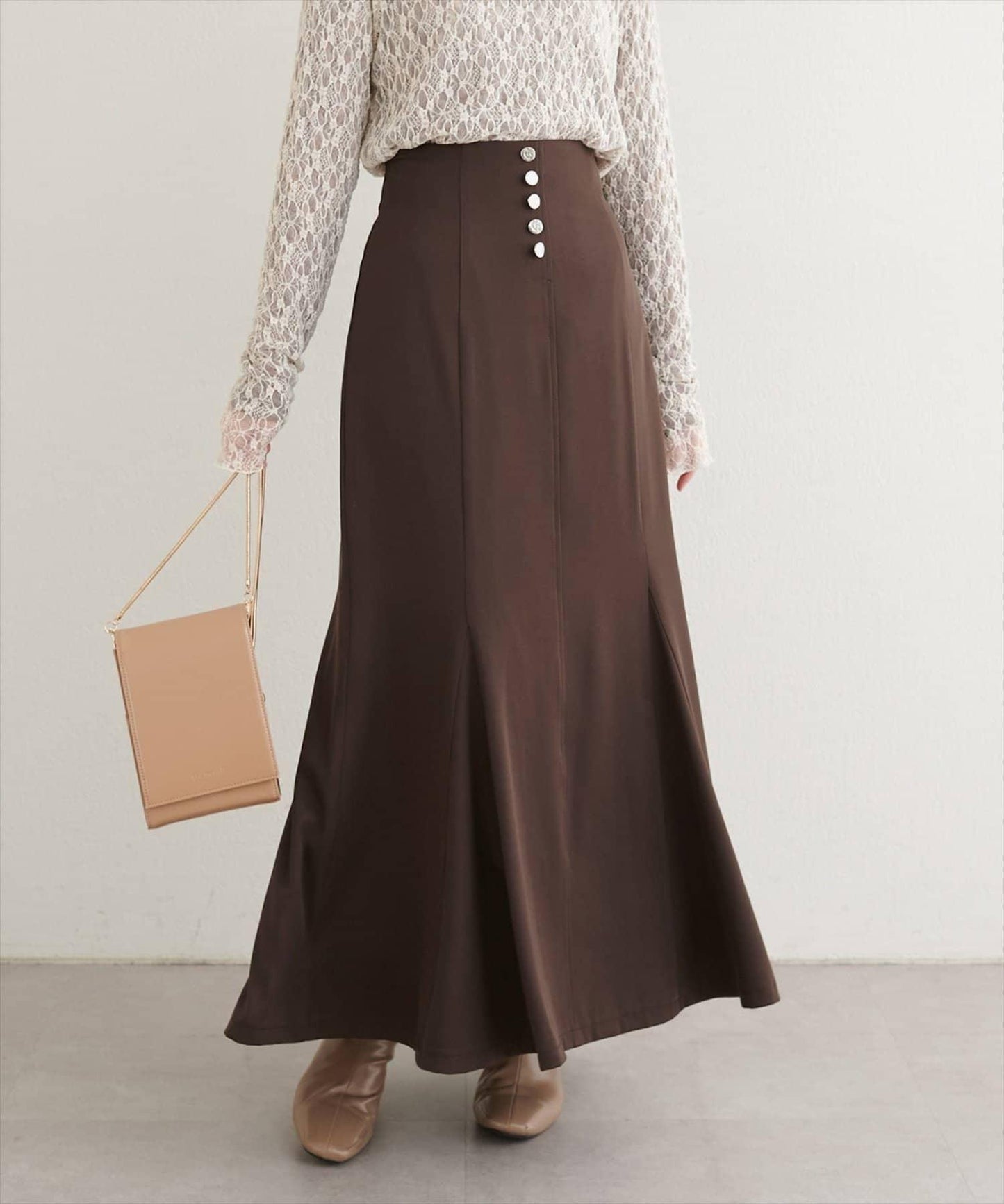 【natural couture】前扣美人魚裙