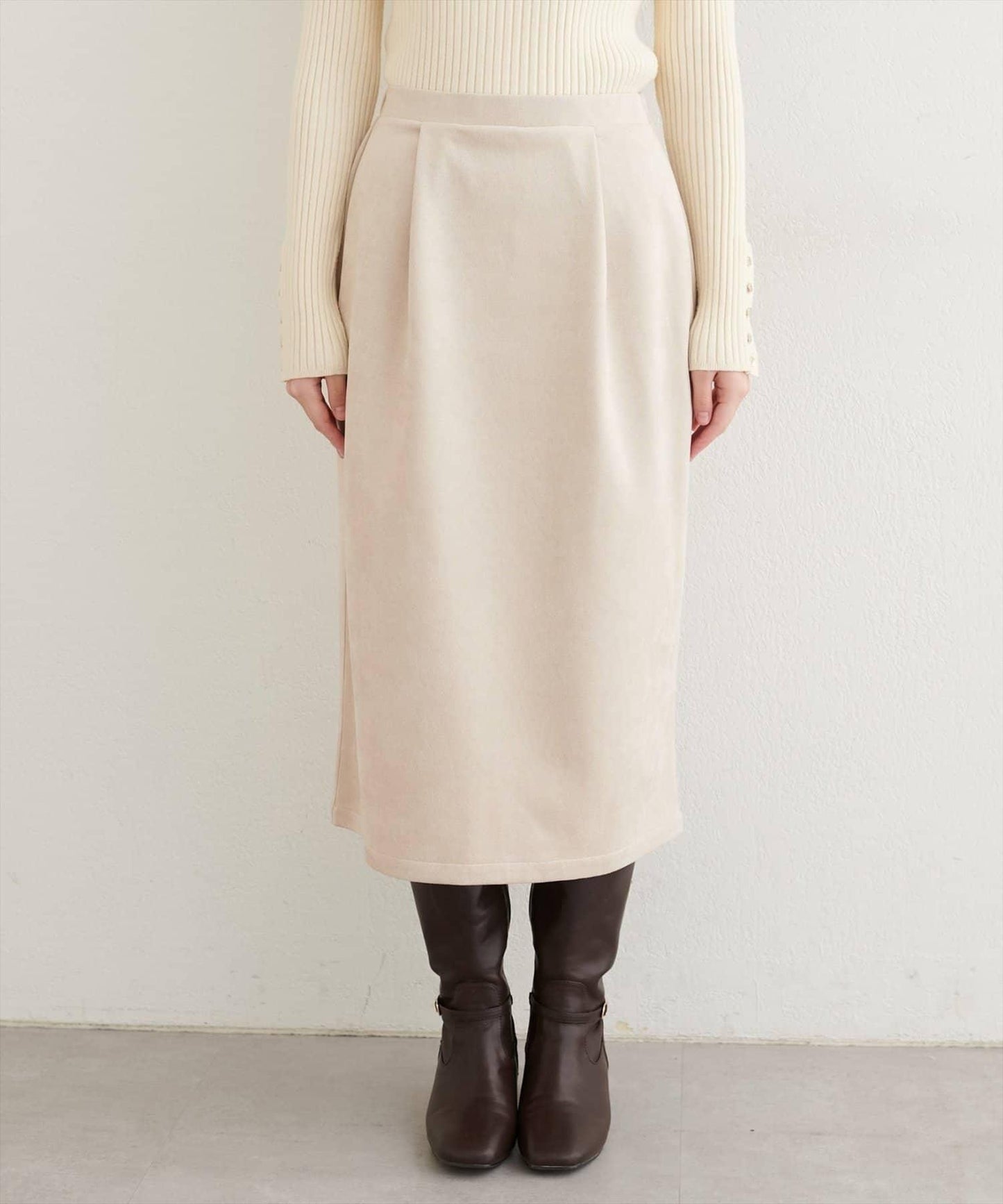 【natural couture】半身修身中長裙