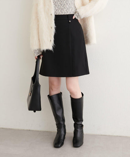 【natural couture】A字型闊腿短裙