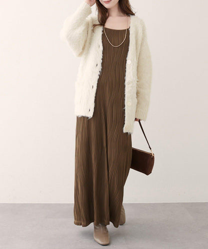 流線條紋修身連衣裙